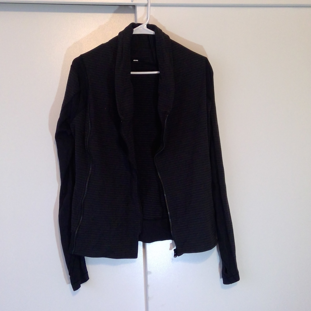 Lululemon Athletica Black Blazer Relaxed Knit Jacket